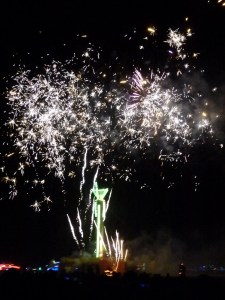 the fireworks before the burn were some of the best i've ever seen